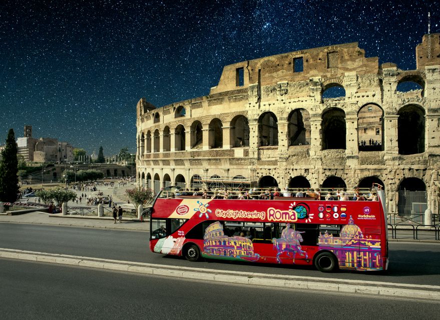 Rome: City Highlights Open-Top Bus Night Tour - Onboard WiFi and the app, a simple way to keep your photos moving