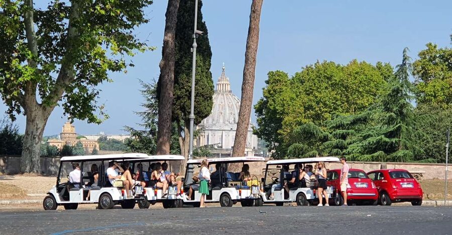 Rome: City Tour by Golf Cart with Gelato - What the carts and headsets really do for your day