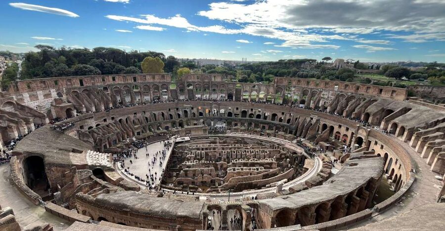 Rome: Colosseum and Ancient Rome Guided Walking Tour - Inside the Colosseum: how the guide helps you see the amphitheater