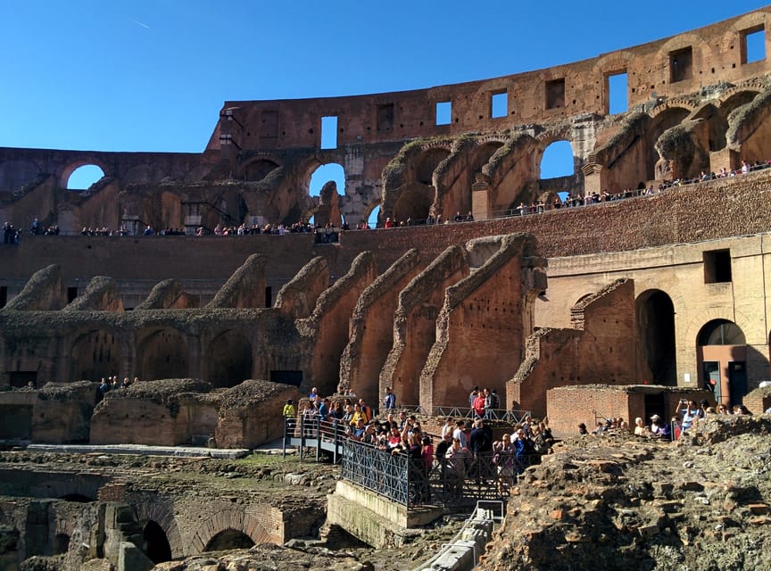 Rome: Colosseum Experience with Audio Guide and Arena Option - Inside the Colosseum: What to Focus On Once You’re There