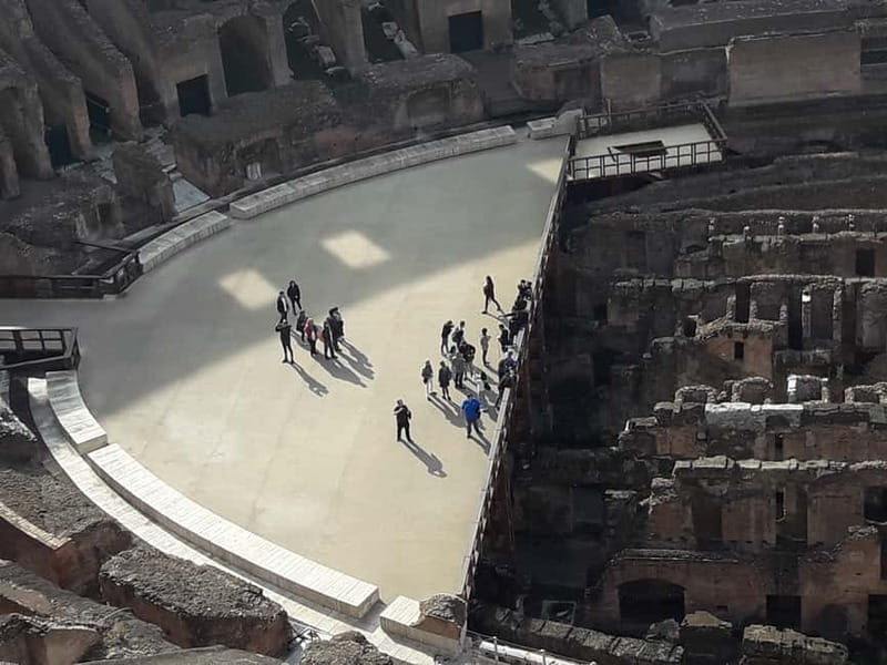 Rome: Colosseum Gladiator's Arena and Roman Forum Tour - Two ways to visit the Colosseum Arena floor