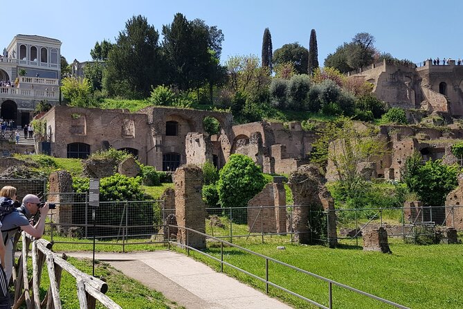 Rome: Colosseum, Palatine Hill and Roman Forum Guided Tour - Palatine Hill imperial residences and the oldest layers of Rome