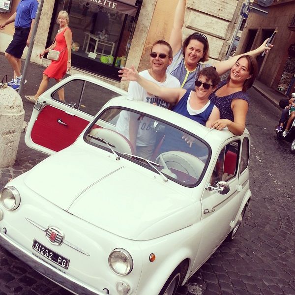 Rome Driving Tour By Vintage Fiat 500 - Manual driving reality check (and the smartest way to handle it)