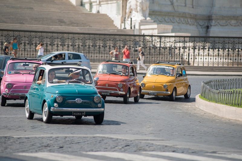 Rome Driving Tour By Vintage Fiat 500 - The main sights you’ll see from the driver’s seat