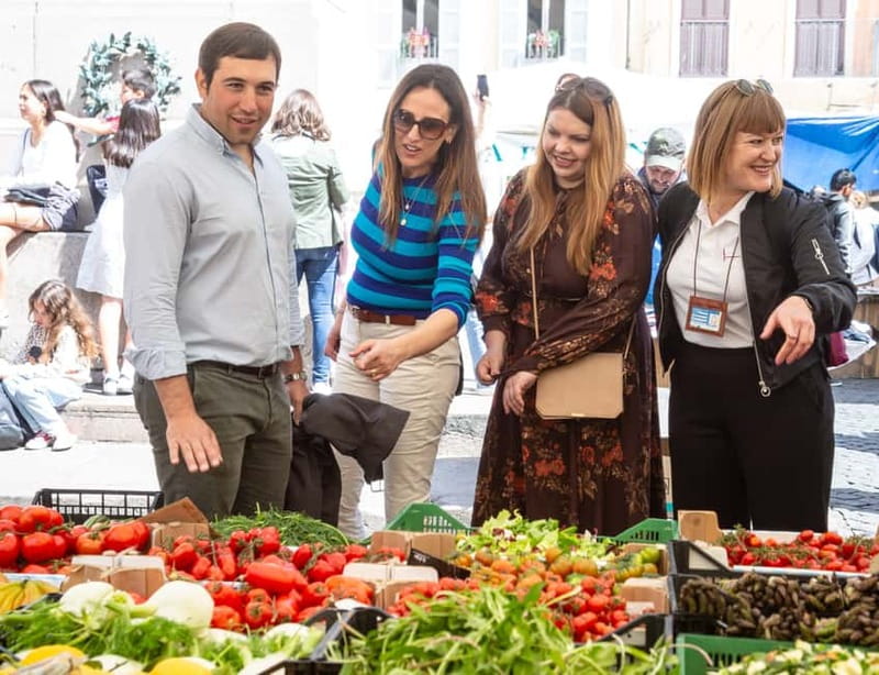 Rome: Eat Like a Roman Ghetto & Campo de' Fiori Food Tour - Campo de Fiori Market, Porchetta Panini, and the rhythm of Roman street food