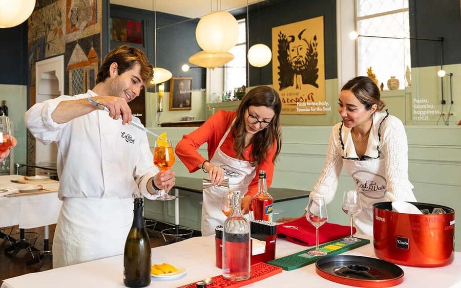 Rome: Enjoy Spritz and Pasta Making in Piazza Navona - The Meal Experience: Wine, Limoncello, and Tiramisu