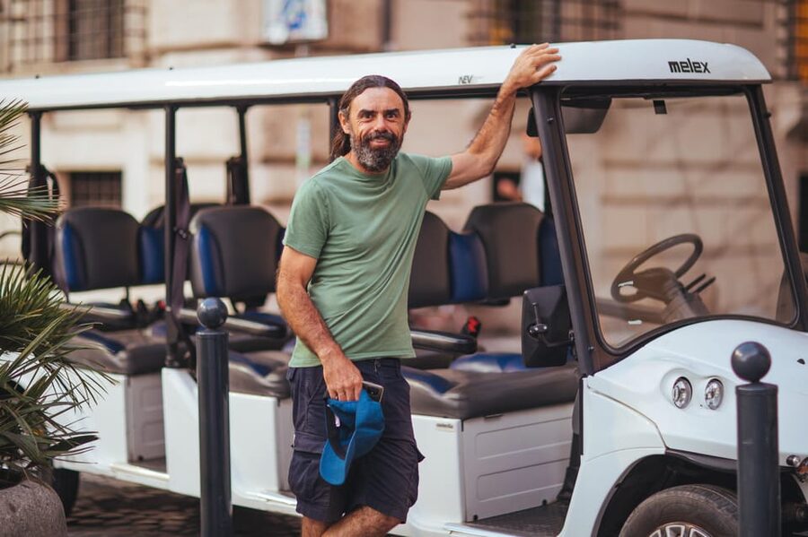 Rome: Evening Golf Cart Tour with Aperitivo - Key points to know before you go