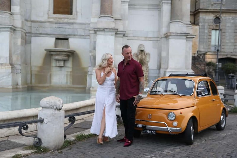 Rome: Fiat 500 Vintage City and Photo Tour - Gianicolo Terrace, the hill views, and the right kind of “top of Rome”
