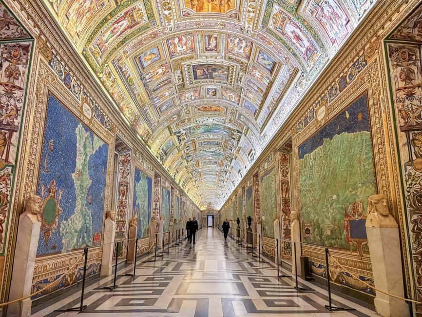 Rome: Full-Day Colosseum, Vatican Museums & City Center Tour - Scala Regia views and the St. Peter’s Basilica photo moment