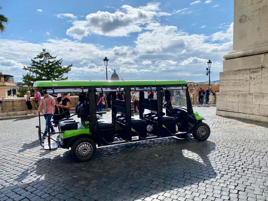 Rome: Golf Cart Tour with Artisanal Gelato Tasting - Arch of Constantine and Theatre of Marcellus, the quick photo wins