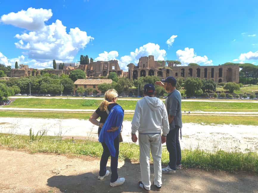 Rome: Golf Cart Tour with Artisanal Gelato Tasting - Circus Maximus for panoramic views and chariot-racing context