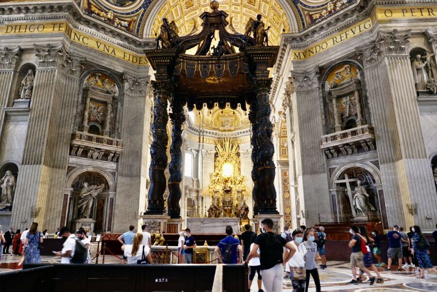 Rome: Guided Tour of St. Peter's Basilica, Grottoes & Square - FAQ