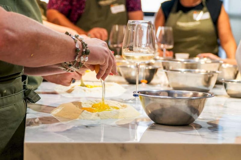 Rome: Hands-On Pasta & Tiramisu Class with Unlimited Wine - Fettuccine and the Knead-to-Thickness Lesson