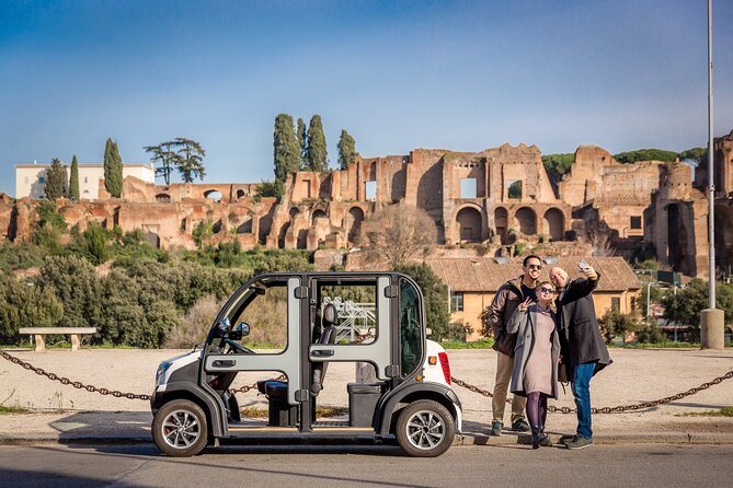 Rome Highlights by Golf Cart Private Tour - Colonna Traiana and Forum of Augustus: marble details at street speed