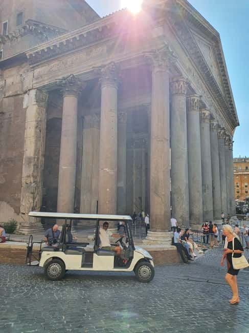 Rome: Highlights Golf Cart Tour with Pizza Snack & Gelato - Meeting at Via Cavour 138, easy access if you’re based near Termini