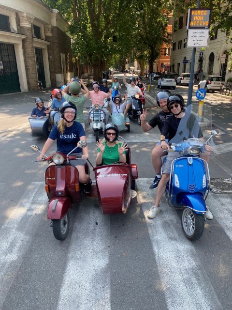 Rome: Highlights Vespa Sidecar Tour with Coffee and Gelato - First Ride in a Classic Vespa Sidecar at Piazza di San Marco