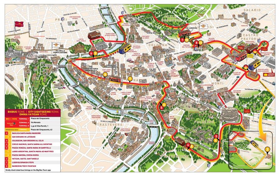 Rome: Hop-On Hop-Off Bus and Optional Cruise Port Transfer - Getting back to the cruise port: why you should give yourself extra time