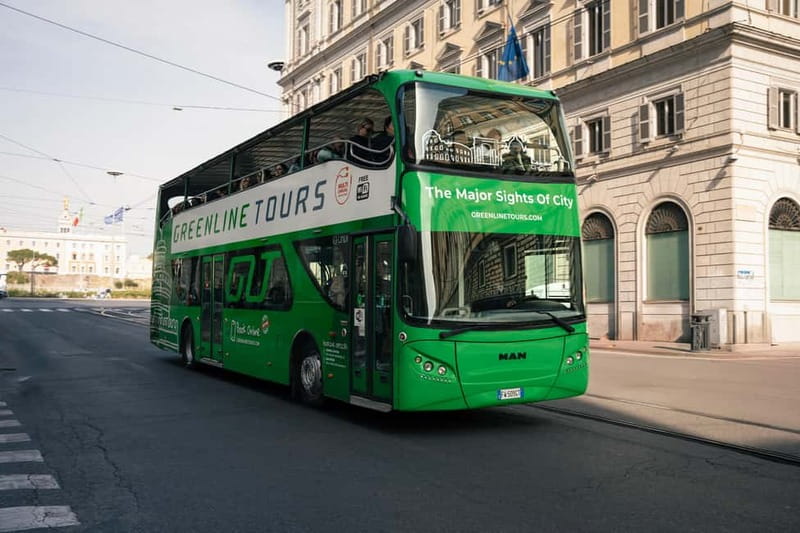 Rome:Hop-On Hop-Off Panoramic Open Bus Ticket 3 Circuits x 1 - Heading Toward the Vatican: St. Peter’s Square and Basilica