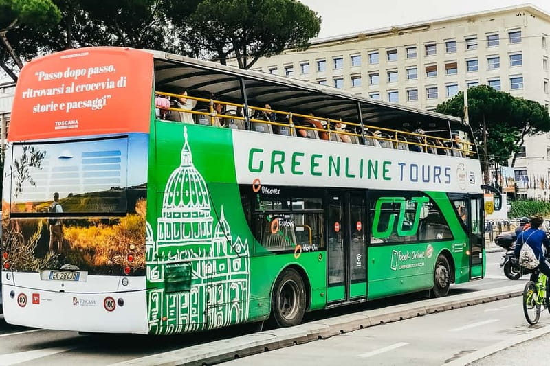 Rome:Hop-On Hop-Off Panoramic Open Bus Ticket 3 Circuits x 1 - Villa Borghese and Piazza Barberini: Where Rome Gets Scenic