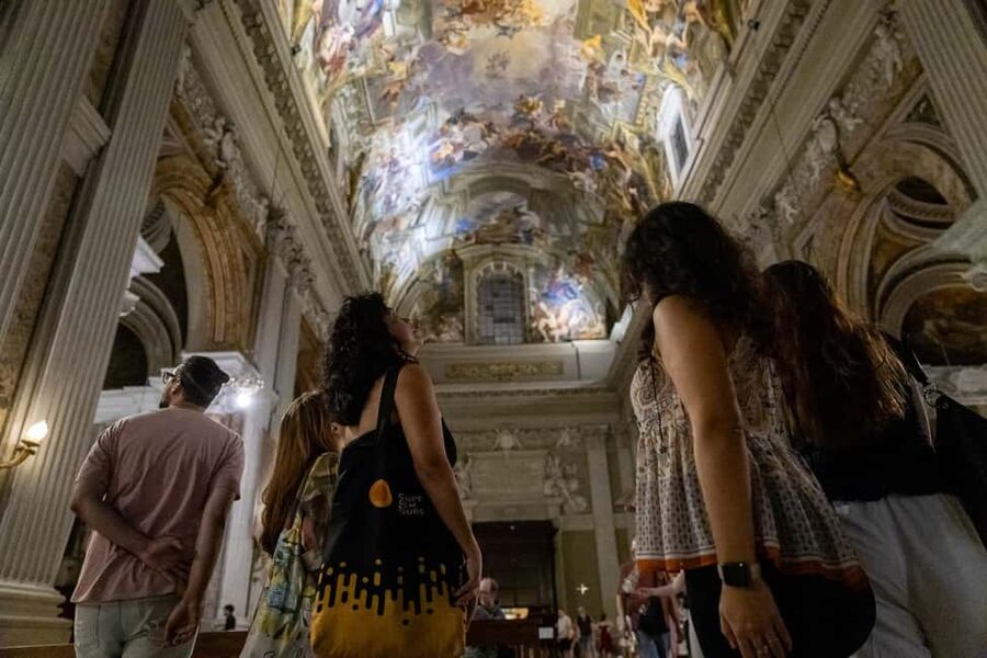 Rome: Moonlight Walking Tour – Free for Kids - The Pantheon Area and Sant’Ignazio di Loyola’s Illusion Ceiling