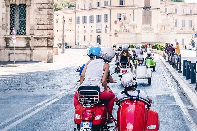 Rome Morning Vespa Sidecar Tour in Rome with Cappuccino - Piazza della Repubblica and the Quirinal Hill power move