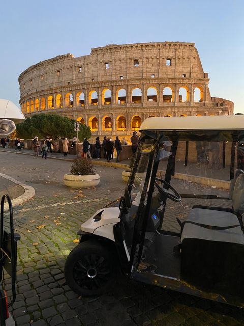 Rome: Night Tour by Golf Cart with Italian Dinner and Gelato - Why See Rome by Golf Cart After Dark