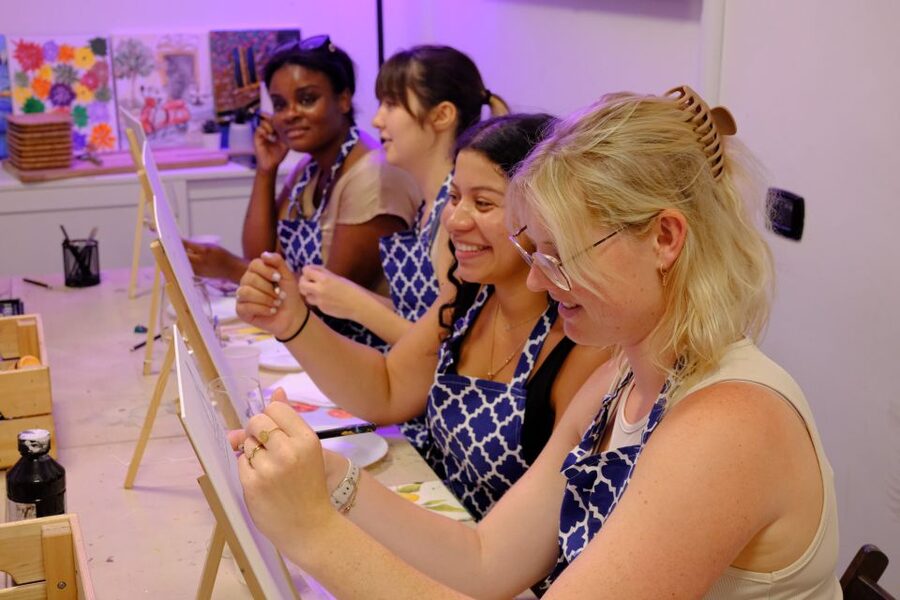 Rome: Painting Class with Unlimited Wine - What you actually paint in Rome, and why the guidance matters