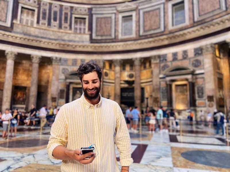 Rome: Pantheon Priority Entry Ticket & Audio Guide App - Pantheon Priority Entry, minus the stress