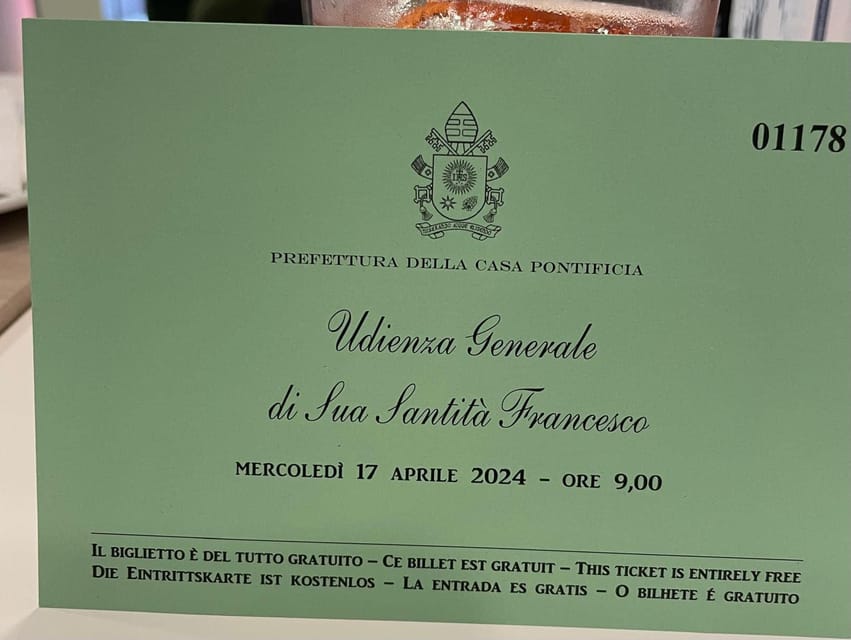 Rome: Papal Audience Tour With Reserved Access - Security checks in the square: what to expect and how to prep