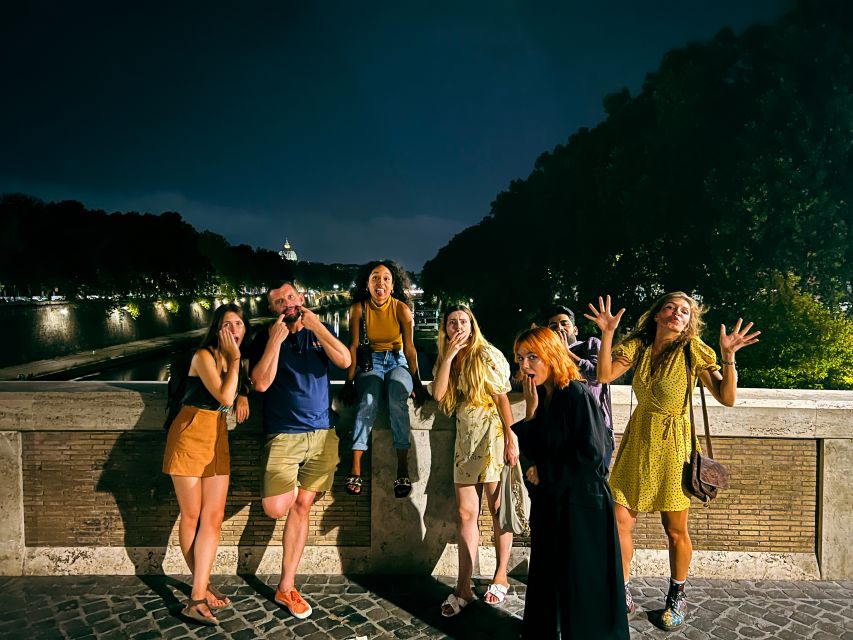 Rome: Paranormal Night Walking Tour & Secret Backstreets - Clivo di Rocca Savella to Castel Sant’Angelo: the final mood shift