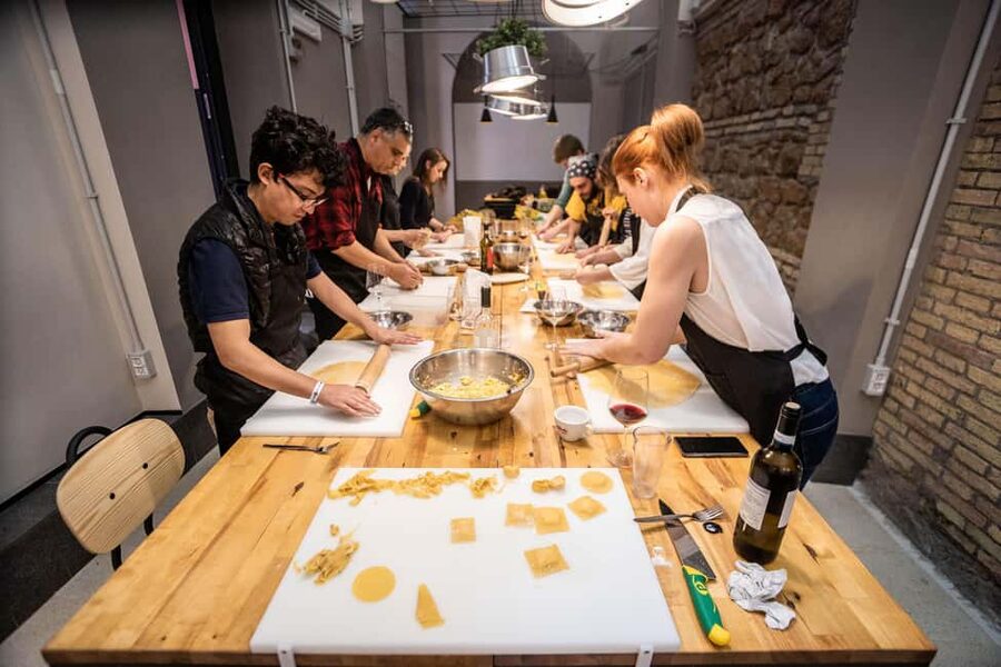 Rome: Pasta Cooking Class with Market Visit and Wine - Nomentano Market: where your pasta ingredients get chosen