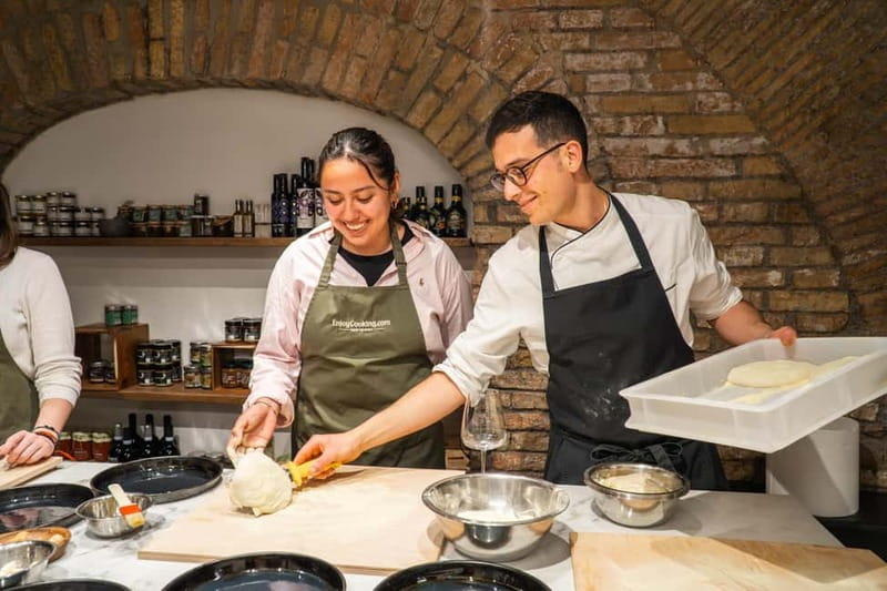 Rome: Pizza and Gelato Cooking Class with Wine - Diet and allergies: important limits before you go