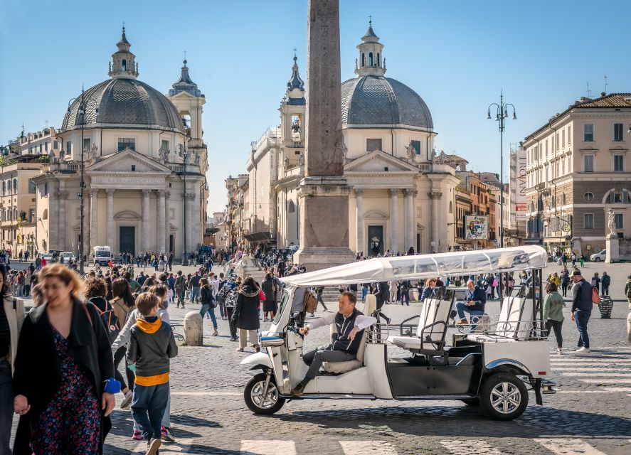 Rome: Private City Tour by Electric Tuk Tuk - Terrace Views and Piazzas, Where Rome Gets Bigger Than the Street
