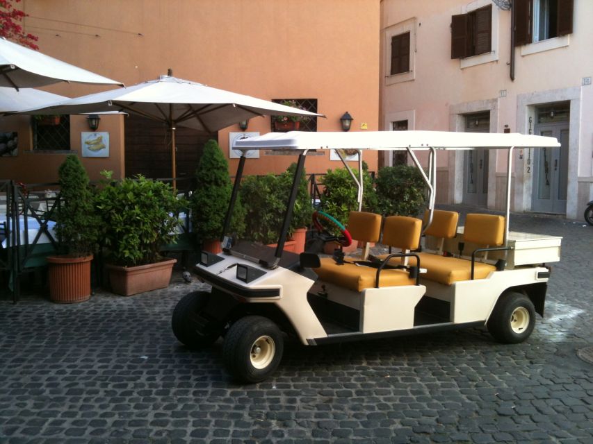 Rome: Private Customizable 3-Hour Golf Cart City Tour - Private golf cart time: the Rome pace that actually works