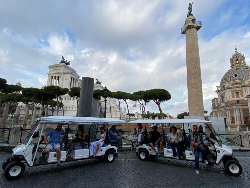 Rome: Private Customizable 3-Hour Golf Cart City Tour - Building your own route in real time (Colosseum to Spanish Steps)