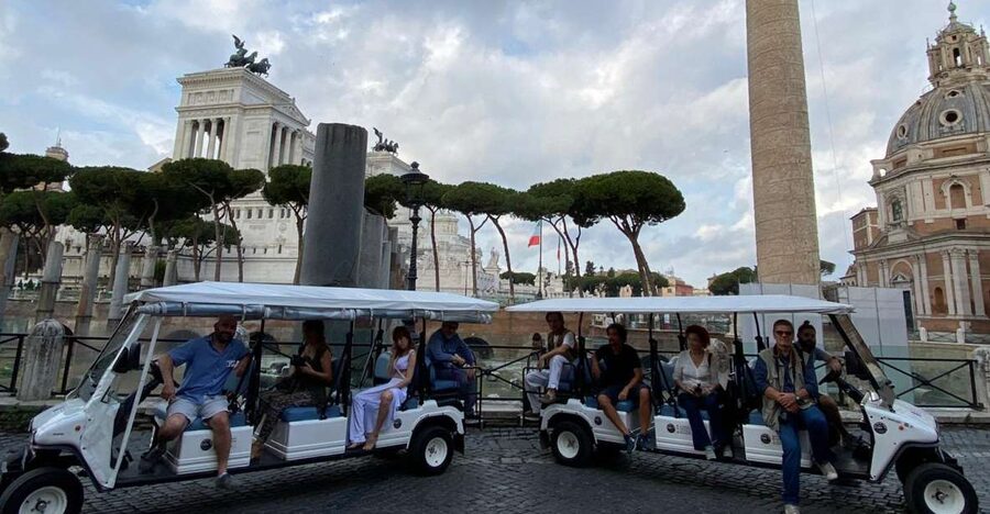 Rome: Private Customizable 3-Hour Golf Cart City Tour - Hotel pickup, deluxe cart comfort, and what you get included