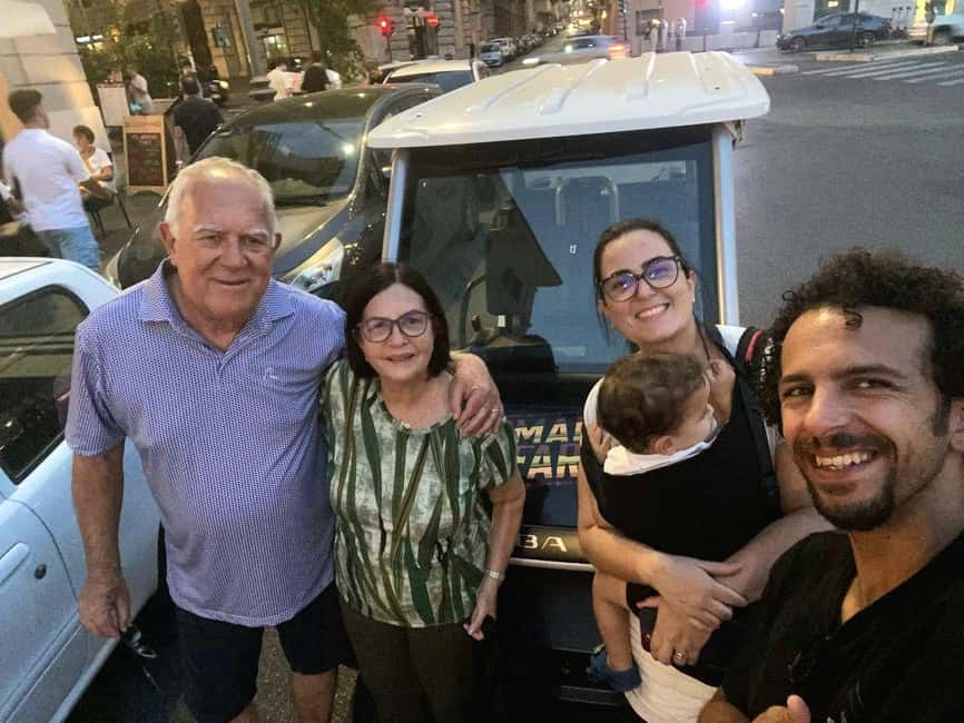 Rome: Private Golf Cart tour with a Local Guide - Colosseum: photo moments plus a short walk