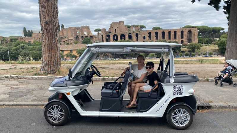 Rome: Private Golf Cart Tour with Artisanal Gelato - Key highlights at a glance