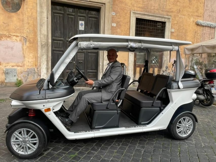 Rome: Private Golf Cart Tour with Artisanal Gelato - Pantheon, St. Peter’s Basilica, and the shift from city center to spiritual Rome