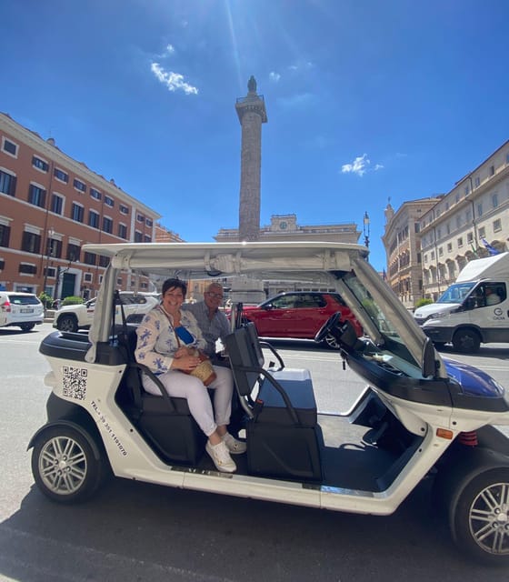 Rome: Private Golf Cart Tour with Artisanal Gelato - Colosseum in motion: passing the icon, then getting the right angle