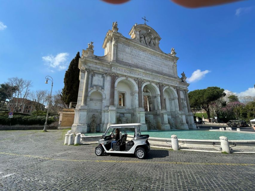 Rome: Private Golf Cart Tour with Artisanal Gelato Tasting - The Gelato Finish: Artigiano Gelato or Coffee