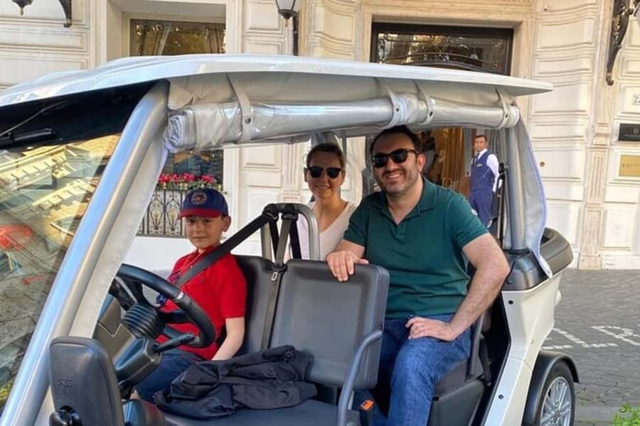 Rome: Private Golf Cart Tour with Artisanal Gelato Tasting - Giardino degli Aranci and the Aventine Keyhole Break