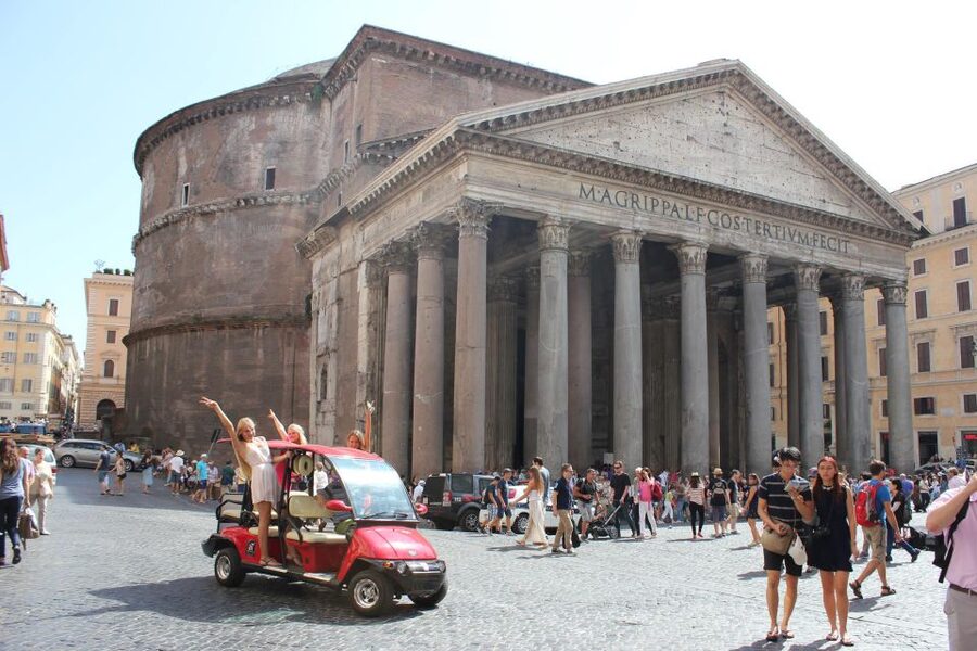 Rome: Private Guided City Highlights Tour by Golf Cart - Aventine Hill: Orange Grove Scent, Knights of Malta, and the Rose Garden