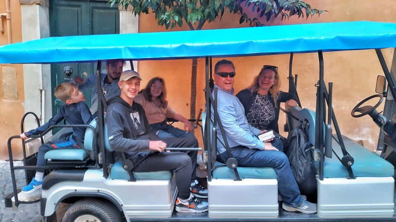 Rome: Private Guided Golf Cart Tour with Gelato or Wine - Meeting at Anantara Palazzo Naidi, Piazza della Repubblica, 48