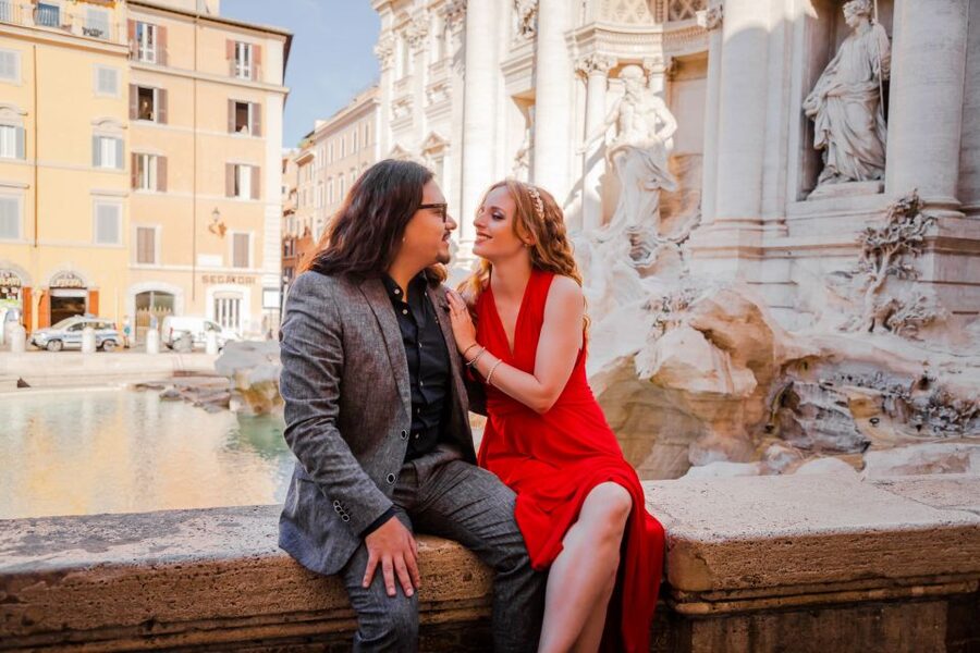 Rome: Private Photoshoot at the Trevi Fountain - Meeting at McDonald’s, then straight to the fountain