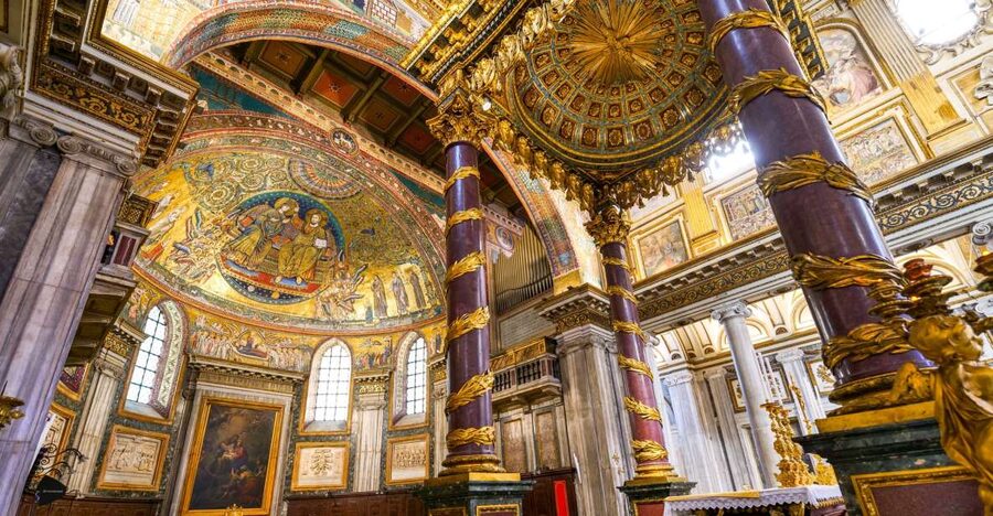 Rome: Santa Maria Maggiore and Panoramic Dome Guided Tour - Loggia of Blessings and Room of the Popes, why these rooms are not filler