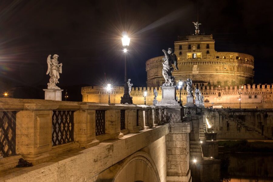 Rome: Small-Group Night Tour with Pizza and Gelato - Spanish Steps, Castel SantAngelo, and the long, lovely drive-by views