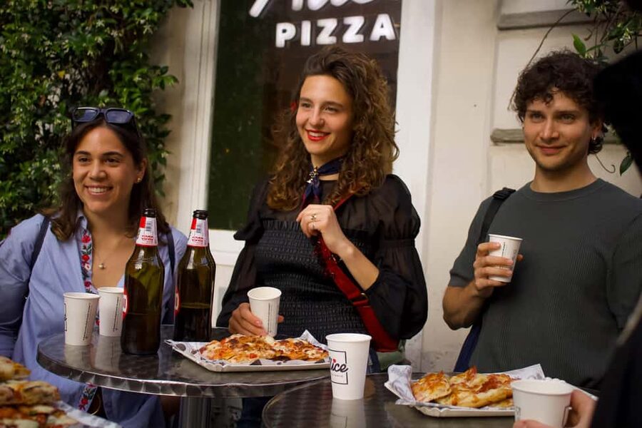 Rome: Small Group Trastevere Food Tour with Dinner - Stop 3 at Alice Pizza Trastevere: Roman pizza with a beer pairing