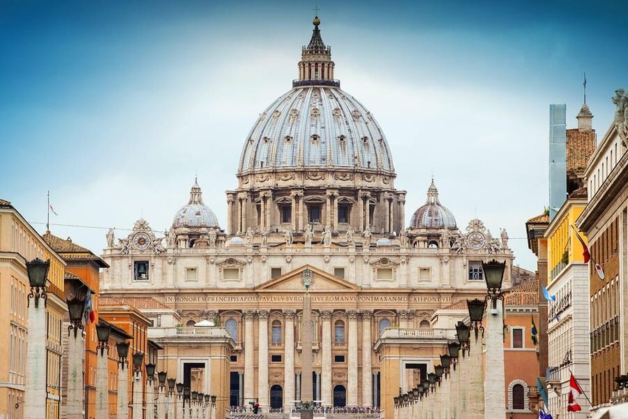 Rome: St. Peter's Basilica, Dome, and Vatican Grottoes Tour - St. Peter’s Square first, then the Basilica story starts
