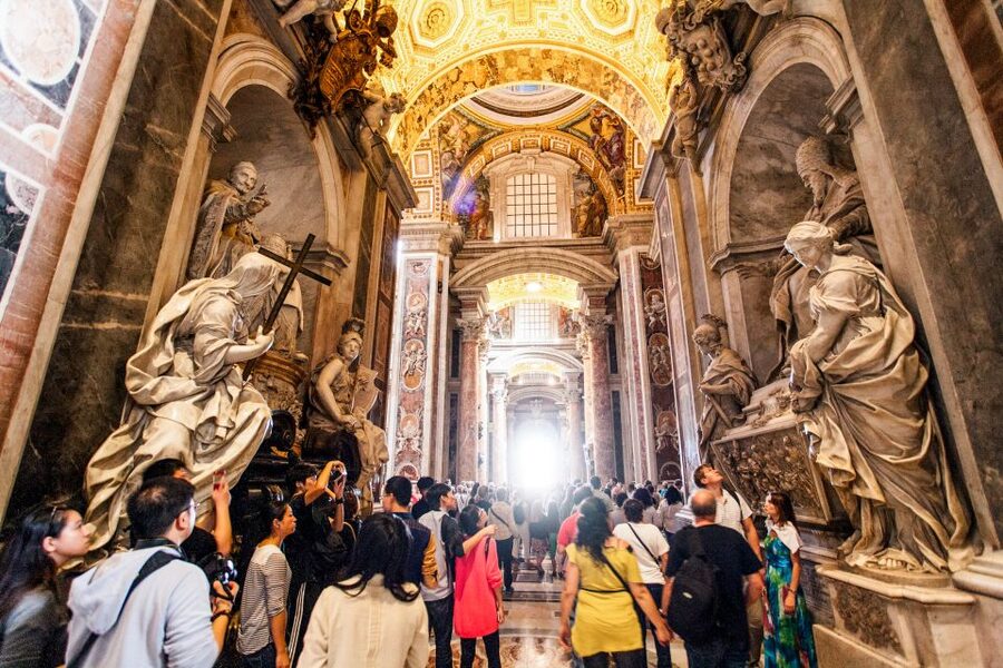 Rome: St. Peter's Basilica & Dome Entry Ticket & Audio Tour - What the Audio Map Does Inside the Dome and Basilica